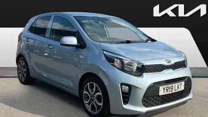 Used Kia Picanto 67 HP (49 kW) 2019 Blue Hatchback
