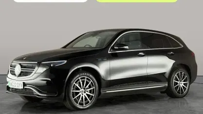 Used Mercedes EQC400 AMG line 300 kW (408 HP) 2022 Black SUV