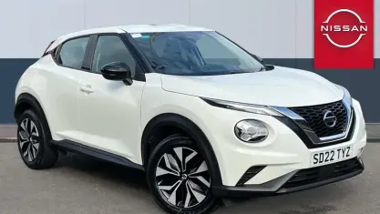 Used Nissan Juke Acenta 114 HP (83 kW) 2022 White SUV