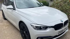 White Used 2018 BMW 320 Sport Line Estate | £15,899 (Good price)