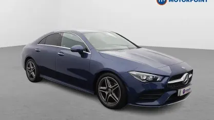 Used Mercedes CLA180 AMG Line Premium 136 HP (100 kW) 2021 Blue Coupe