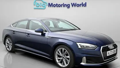 Used Audi A5 Sportback Sport 150 HP (110 kW) 2023 Blue Hatchback