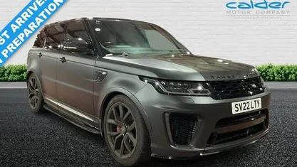 Black Used 2021 Land Rover Range Rover Sport SVR SUV | £52,750 (Fair price)