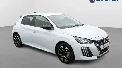 New Peugeot 208 Allure 102 HP (75 kW) 2025 White Hatchback