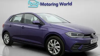 Used VW Polo Style 95 HP (69 kW) 2023 Purple Hatchback