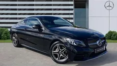 Black Used 2021 Mercedes C200 AMG line Coupe | £22,965 (Fair price)