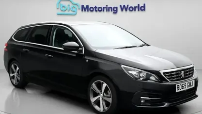 Used Peugeot 308 SW GT-line 131 HP (96 kW) 2019 Black Estate