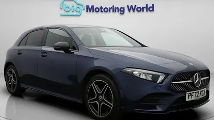 Used Mercedes A250 Executive 218 HP (160 kW) 2022 Blue Hatchback