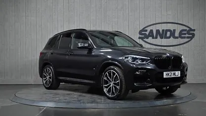 Grey Used 2021 BMW X3 M Sport SUV | £29,999 (Fair price)