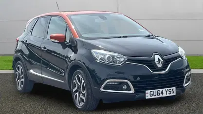 Used Renault Captur Dynamique 120 HP (88 kW) 2014 Black/orange SUV