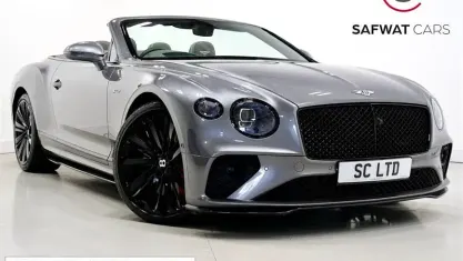 Used Bentley Continental GT Convertible 659 HP (484 kW) 2022 Grey Cabriolet