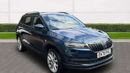 Używany Skoda Karoq SE L 150 KM (110 kW) 2020 Niebieski SUV