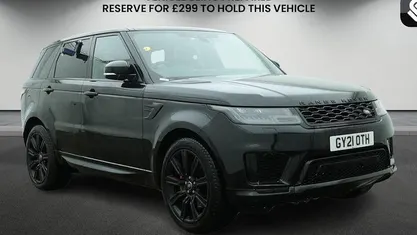Used Land Rover Range Rover Sport HSE Dynamic 404 HP (297 kW) 2021 Santorini black SUV