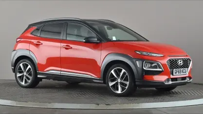 Used Hyundai Kona Premium 177 HP (130 kW) 2019 Orange SUV