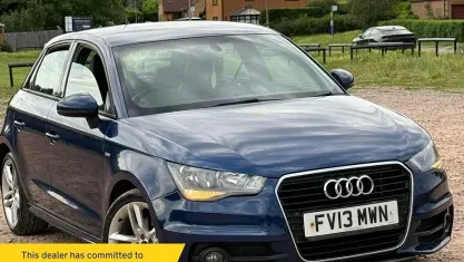 Used Audi A1 Sportback S-Line 122 HP (89 kW) 2013 Blue Hatchback
