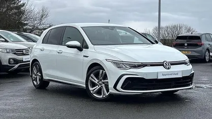 White Used 2023 VW Golf VIII R-line Hatchback | £21,495 (Fair price)