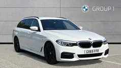 White Used 2019 BMW 520 M Sport Estate | £20,500 (Fair price)