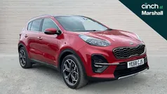 Red Used 2019 Kia Sportage GT-Line S SUV | £17,193 (Fair price)