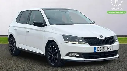 Used Skoda Fabia Monte Carlo 95 HP (69 kW) 2018 White Hatchback