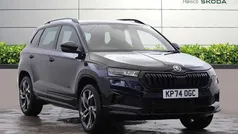 Black magic pearl effect Used 2024 Skoda Karoq SportLine SUV | £32,495 (Fair price)
