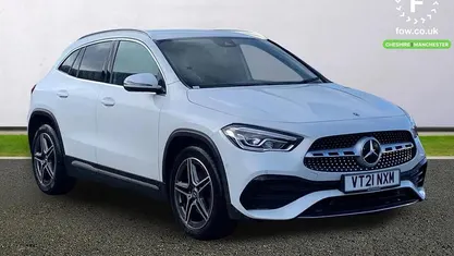 Used Mercedes GLA200 Active 150 HP (110 kW) 2021 White SUV