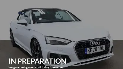 Used Audi A5 Cabriolet Comfort 190 HP (139 kW) 2020 White Cabriolet