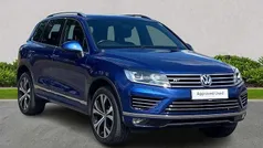 Blue Used 2017 VW Touareg R-line SUV | £20,499 (Super price)