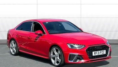 Usado Audi A4 S-Line 136 CV (100 kW) 2021 Rojo Berlina