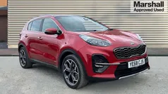 Red Used 2019 Kia Sportage GT-Line S SUV | £17,193 (Fair price)