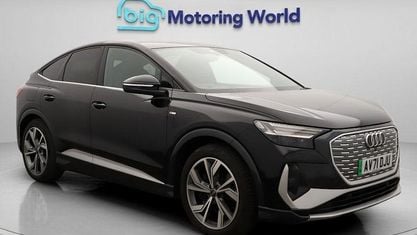 Usado Audi Q4 Sportback e-tron S-Line 150 kW (204 CV) 2021 Negro SUV