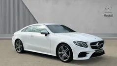 Polar white Used 2017 Mercedes E220 AMG line Coupe | £18,545 (Fair price)