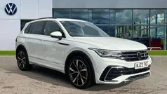 Pure white Used 2023 VW Tiguan R-line SUV | £28,950 (Fair price)