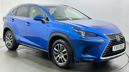 Used Lexus NX300h E-FOUR 197 HP (144 kW) 2019 Blue SUV