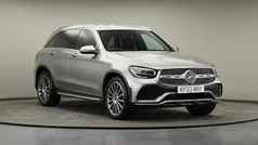 Mojave silver metallic finish Used 2022 Mercedes GLC300 AMG line SUV | £29,000 (Good price)