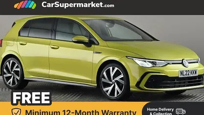 Used VW Golf VIII R-line 150 HP (110 kW) 2022 Yellow Hatchback