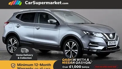 Grey Used 2021 Nissan Qashqai N-Connecta SUV | £15,497 (Fair price)