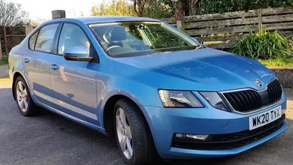 Used Skoda Octavia SE Drive 116 HP (85 kW) 2020 Blue Hatchback