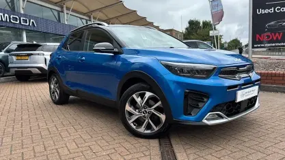 Used Kia Stonic GT-Line S 120 HP (88 kW) 2021 Blue SUV