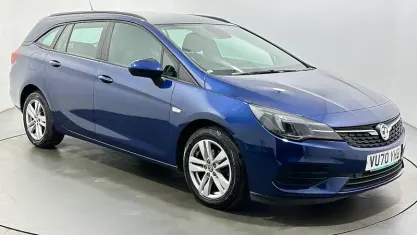 Used Vauxhall Astra Business Edition 131 HP (96 kW) 2021 Blue Estate