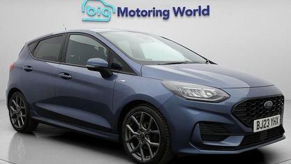 Second-hand Ford Fiesta ST-Line 101 CP (74 kW) 2022 Albastru Hatchback