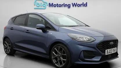 Usado Ford Fiesta ST-Line 101 HP (74 kW) 2022 Azul Citadino