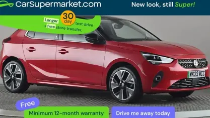 Usado Vauxhall Corsa-e Elite 100 kW (136 HP) 2022 Vermelho Citadino