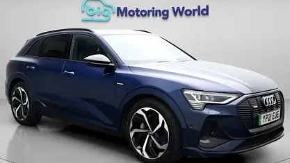 Used Audi e-tron Black Edition 230 kW (313 HP) 2021 Blue SUV