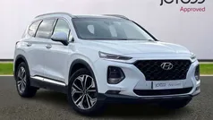White Used 2018 Hyundai Santa Fe Premium SE SUV | £22,000 (Fair price)
