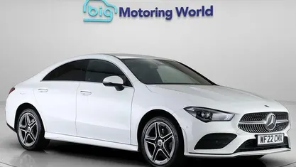 Used Mercedes CLA250e AMG line 259 HP (190 kW) 2022 White Sedan