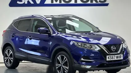 Used Nissan Qashqai N-Connecta 116 HP (85 kW) 2017 Blue SUV