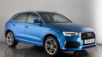Używany Audi Q3 S-line plus 184 KM (135 kW) 2016 Niebieski SUV