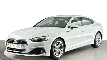 Used Audi A5 Sportback Sport 163 HP (119 kW) 2020 White Hatchback