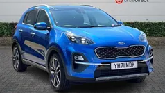 Metallic astral blue Used 2021 Kia Sportage 3 SUV | £16,524 (Fair price)