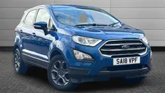 Blue Used 2018 Ford Ecosport Zetec SUV | £8,290 (Fair price)